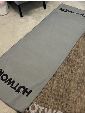 HOTWORX brand new sealed exercise Mat and gently used towel